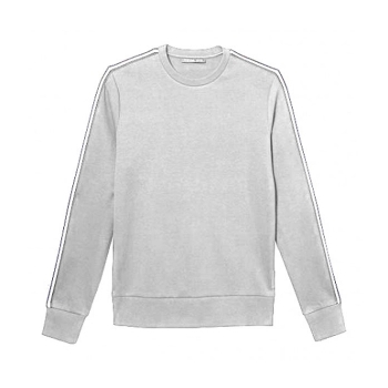Sudadera con Ribete del Logo Gris