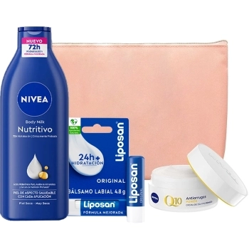 Set Q10 Antiarrugas Power Crema de Día 50ml + Body Milk 250ml + Liposan 4,8g