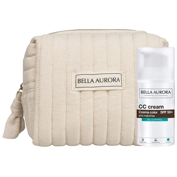 Set CC Cream antimanchas SPF50+ Color Oil Free 30ml + Neceser