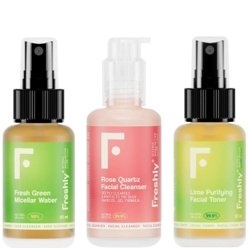 Set Mini Cleanser Trio Rose Quartz 50ml + Fresh Green 50ml + Lime Purifying 50ml