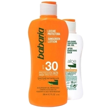 Set Leche Protectora SPF30 200ml + Bálsamo AfterSun 100ml
