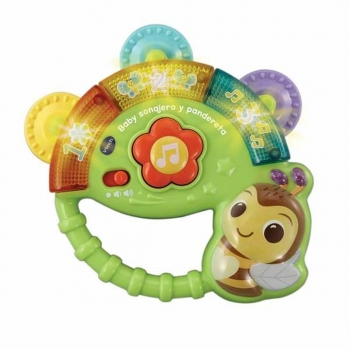 Sonajero Musical Vtech Baby Música Abeja Luces Pandereta Interactiva 12 x 14 x 3