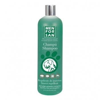Champú para mascotas Menforsan Perro Repelente de insectos Citronela