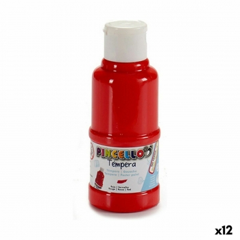 Témperas Rojo (120 ml) (12 Unidades)