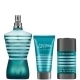 Le Male edt 125 + Aftershave Balm 50ml + Deodorant 75ml