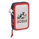 Estuche Escolar con Accesorios Mickey Mouse Clubhouse Only one Azul marino (12.5