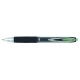 Bolígrafo de tinta líquida Uni-Ball Rollerball Signo UM-207 Verde 12 Unidades