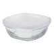 Fiambrera Freshbox Transparente Cuadrada Con Tapa (9 cm) (9 cm)