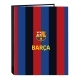 Carpeta de anillas F.C. Barcelona Granate Azul marino A4 (26.5 x 33 x 4 cm)