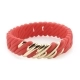 Pulsera Mujer TheRubz 02-100-418 Rojo Silicona Acero Inoxidable Dorado Acero/Sil