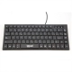 Teclado iggual Teclado USB compacto TKL Slim TKL-USB negro Negro