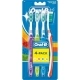 Cepillo de Dientes Cuidado Medio 4uds Cepillo de Dientes Cuidado Medio 4uds