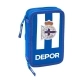 Plumier Doble R. C. Deportivo de La Coruña Azul Blanco (28 piezas)